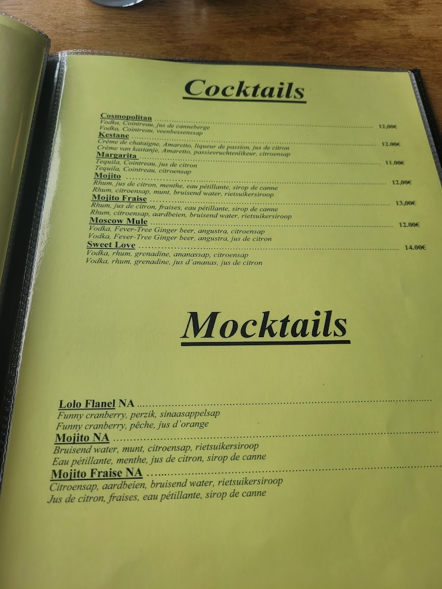 Menu Kestane Restaurant-1